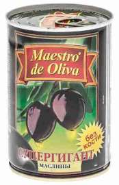 Маслины Maestro de Oliva б/к супергигант 425г ж/б