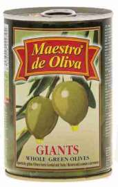 Оливки Maestro de Oliva гигант с/к 420г ж/б