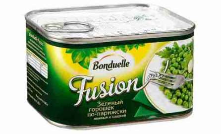 Горошек зеленый по-парижски Bonduelle Fusion 400мл