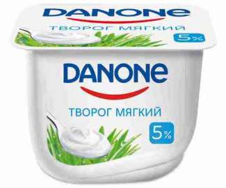 Творог Danone мягкий 5% 170г ст