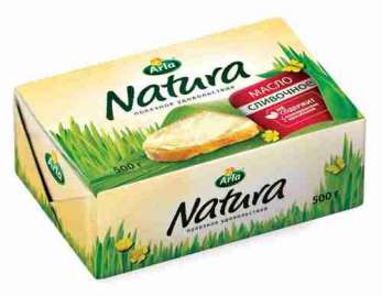 Масло сливочное Arla Natura 82% 400г