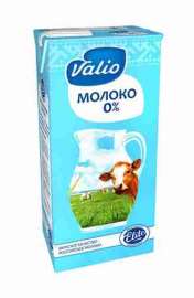 Молоко утп Valio 0% 1кг