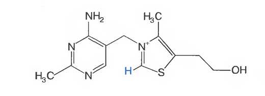 Тиамин (витамин b1) химическое строение